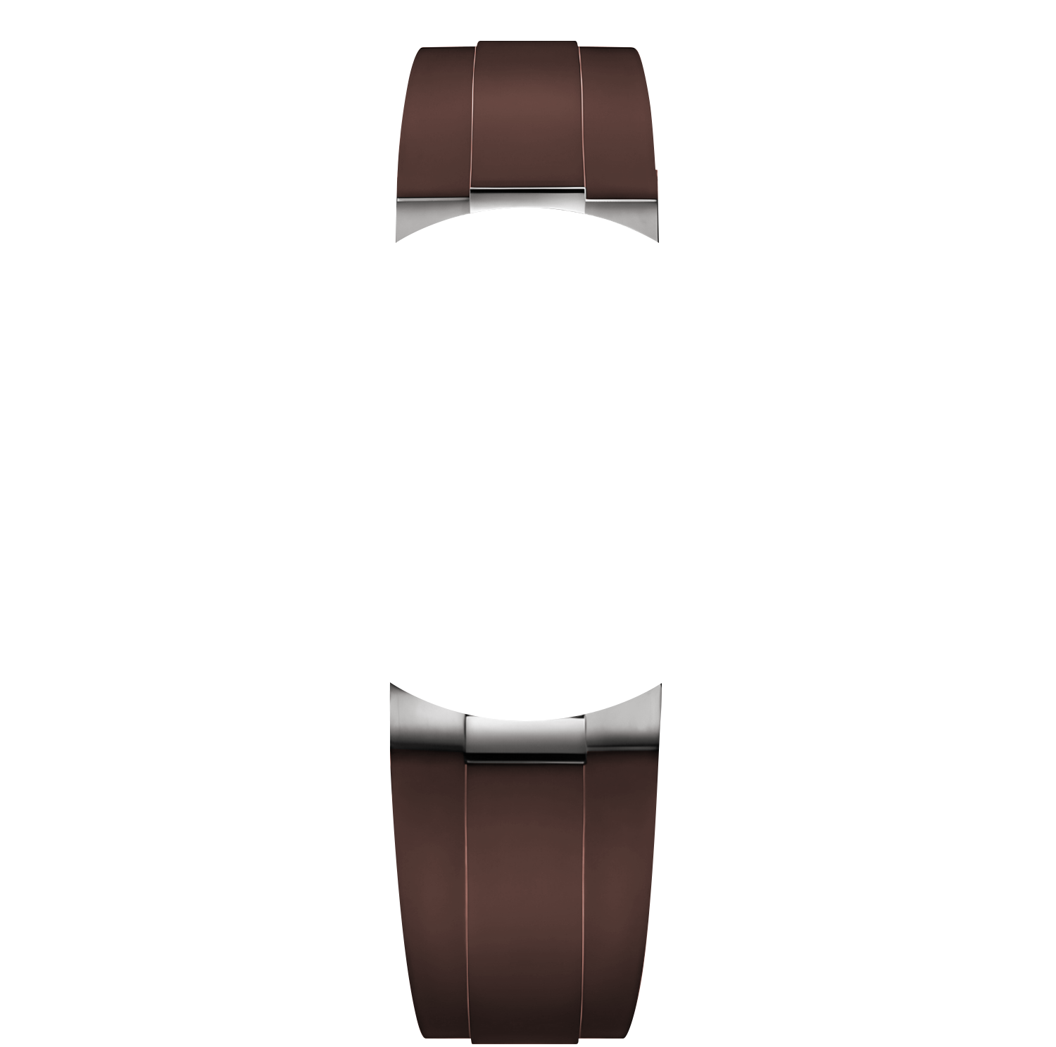 Brown Ribbon Silver